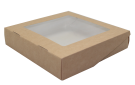 Картонный контейнер с окном PRO 200/200/40 1500мл  (самосборный TABOX 1500)