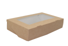 Картонный контейнер с окном 200/120/40 1000мл  (самосборный Tabox 1000)  